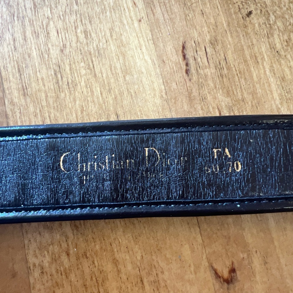 Dior Trotter And Leather Belt - Picture 4 of 9